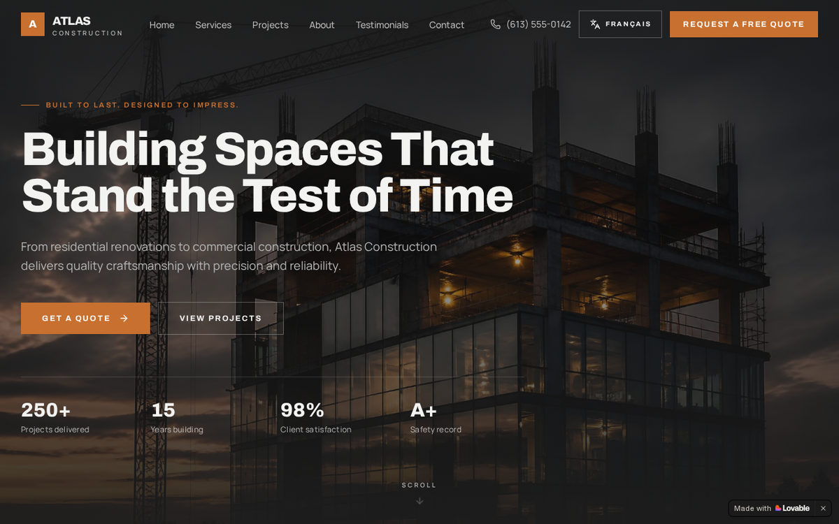 Atlas Construction