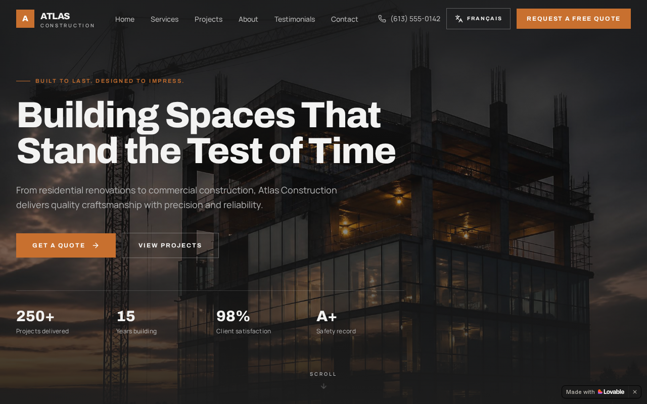 Atlas Construction